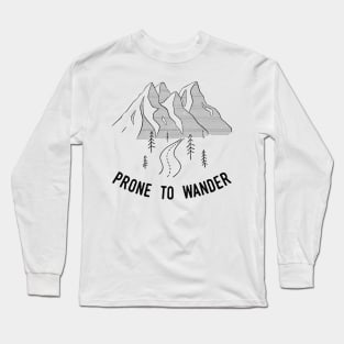 Prone to Wander Long Sleeve T-Shirt